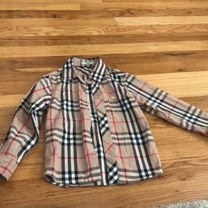 Burberry toddler boy shirt